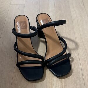 Dolce Vida Black Strappy Women's Sandals